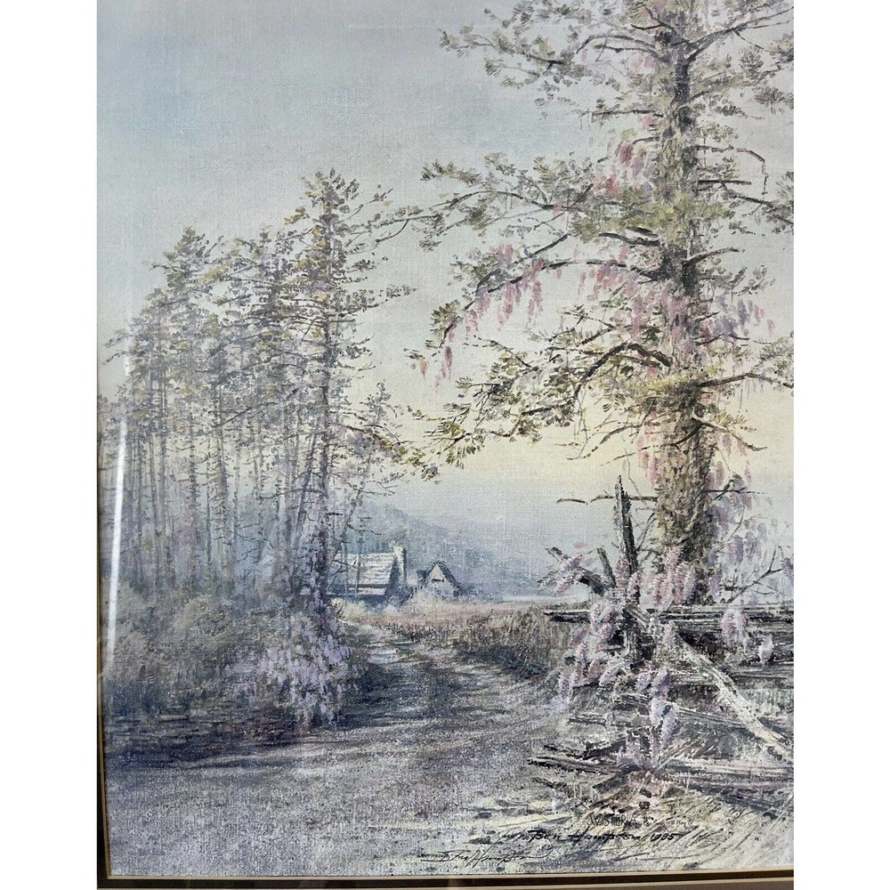 Gorgeous Ben Hampton’s “Wisteria” Signed, 23x29”